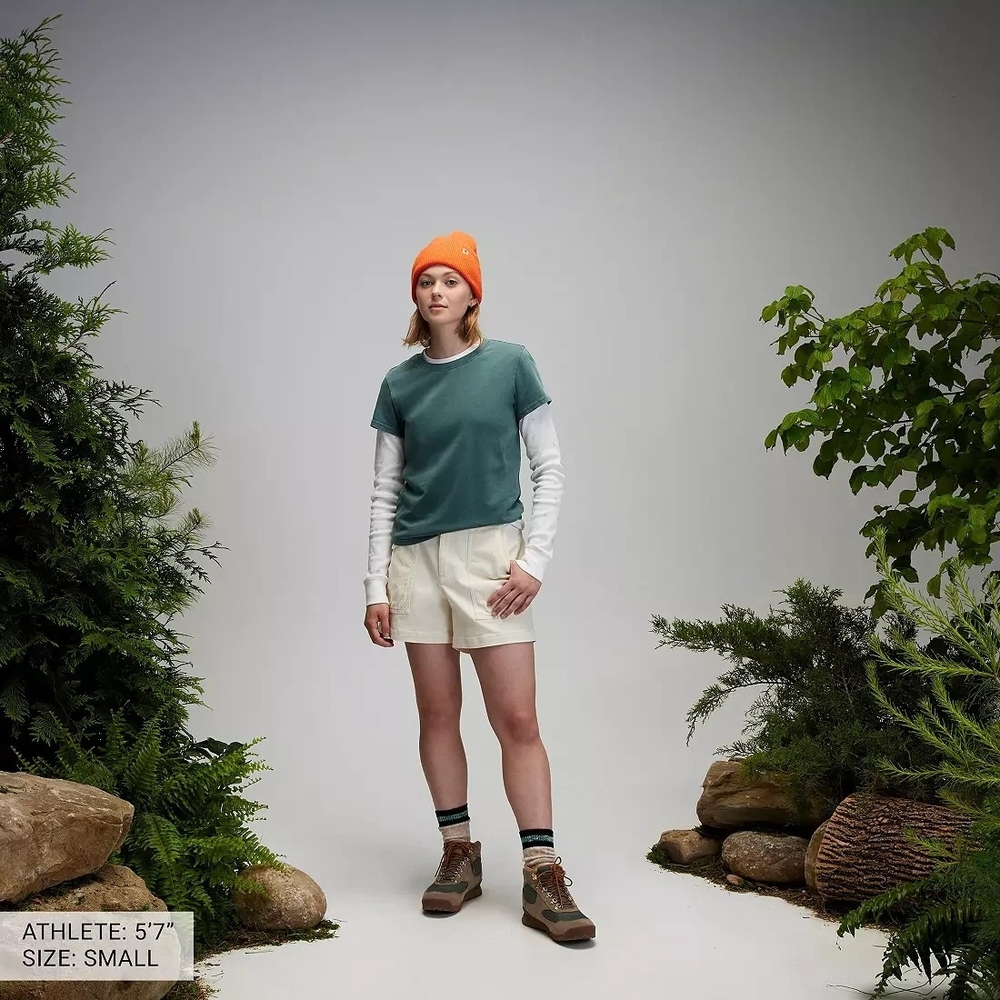 Alpine Design Cream High Waist Shorts